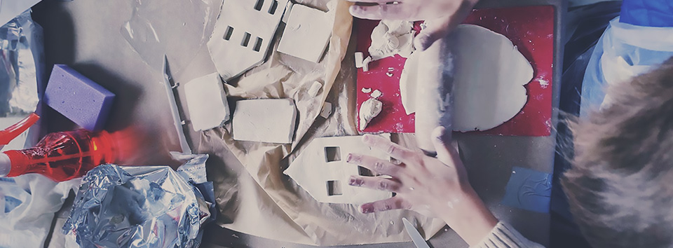 Workshop mit Kindern im UNHIDE Hub Kiew.